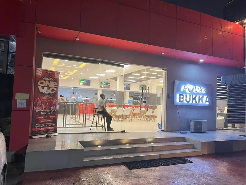 Modern dining area